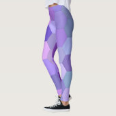 lila Hexagon-Leggings Leggings (Links)