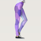 lila Hexagon-Leggings Leggings (Rechts)