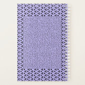 Lila Hexagon Maze Planer (Rückseite)
