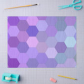 lila Hexagon-Papier Seidenpapier (Basteln)