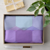 lila Hexagon-Papier Seidenpapier (Geschenk)