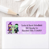 Lila Hexe, Vampire und Mummy Halloween (Insitu)