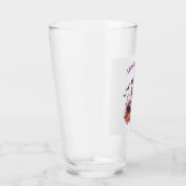 Lila Hexenkürbis und Fledermäuse tricksen oder beh Glas (Rechts)