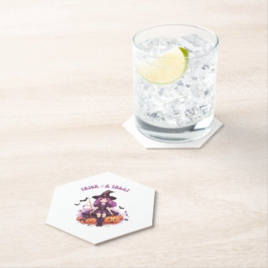 Lila Hexenkürbis und Fledermäuse tricksen oder beh Untersetzer (Vor Ort)