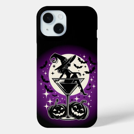 Lila Hexi Martini Case-Mate iPhone Hülle (Rückseite)