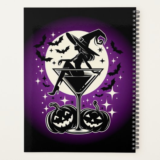 Lila Hexi Martini Planer (Rückseite)