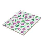 Lila Hibiskus Fliese (Seite)