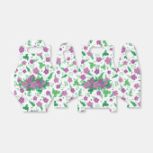 Lila Hibiskus Geschenkschachtel (Ungefaltet)