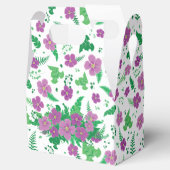 Lila Hibiskus Geschenkschachtel (Geöffnet)