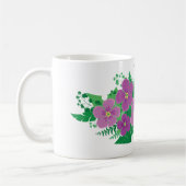 Lila Hibiskus Kaffeetasse (Links)