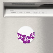 Lila Hibiskus Magnet (In Situ (Geschirrspüler))