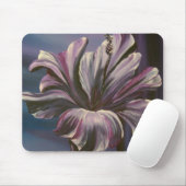 Lila Hibiskus-Mausunterlage Mousepad (Mit Mouse)
