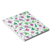 Lila Hibiskus Notizblock (angewinkelt)