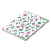 Lila Hibiskus Notizblock (Rotiert)