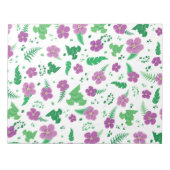 Lila Hibiskus Notizblock (Vorderseite)