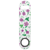 Lila Hibiskus Speedflaschenöffner (Rückseite)