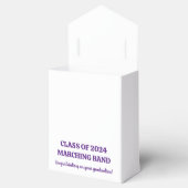 Lila High School Band Custom Graduation Party Geschenkschachtel (Geöffnet)