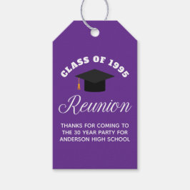Lila High School Wiedersehen Personalisiert Partys Geschenkanhänger