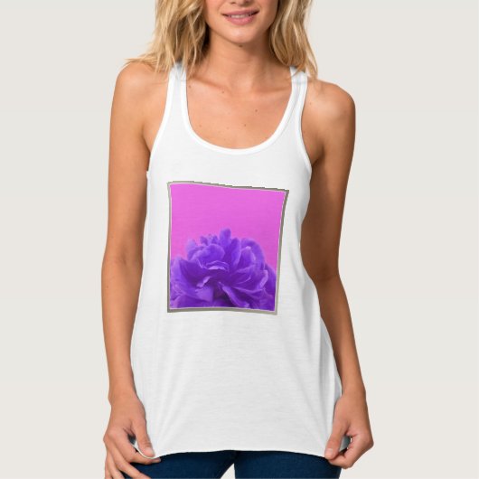 Lila Himbeere Tank Top (Vorderseite)