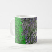 lila Himmel Kaffeetasse (Vorderseite Links)