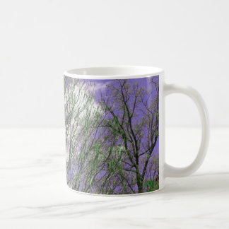 lila Himmel Kaffeetasse