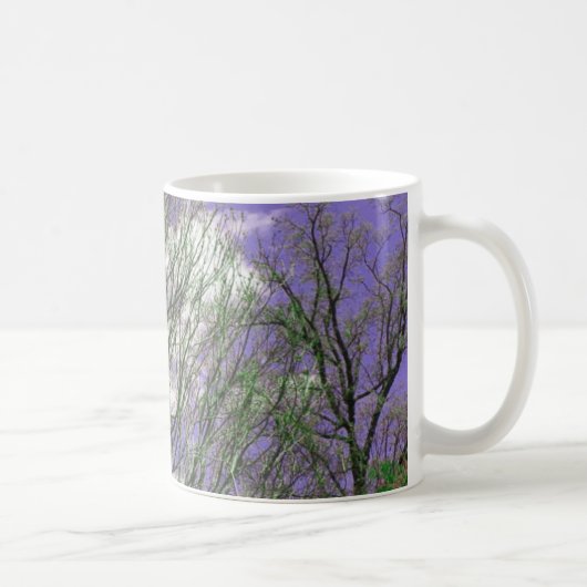 lila Himmel Kaffeetasse (Rechts)