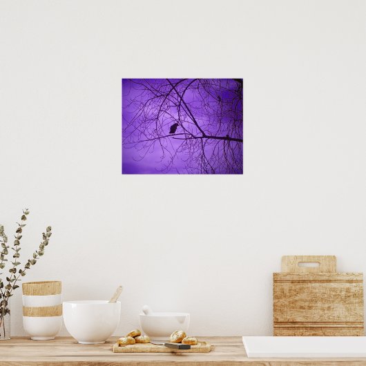 Lila Himmel Poster (Küche)