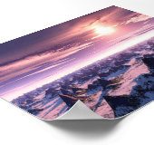 Lila Himmel Poster (Ecke)