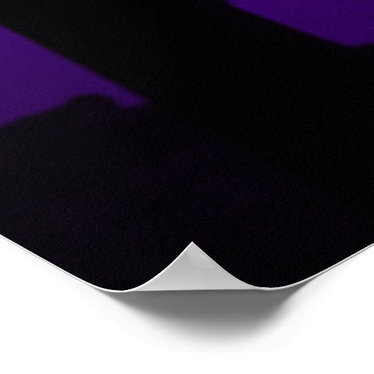 Lila Himmel Poster (Ecke)