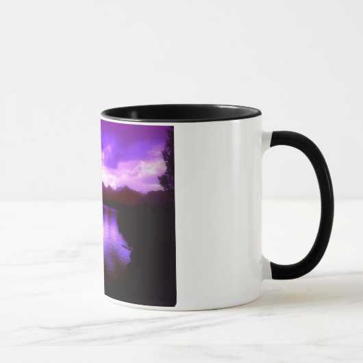 Lila Himmel-Tasse Tasse (Rechts)