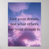 Lila Himmelskollektoren v2 Poster (Vorne)