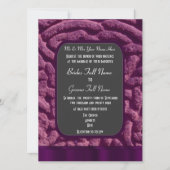 Lila Himmelskunde Einladung (Vorderseite)