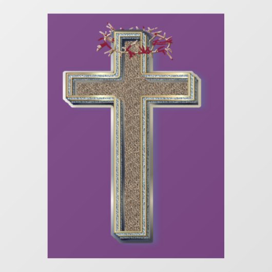 Lila Hintergrund der Querschnittsticker für Untern Fensteraufkleber (Blatt)