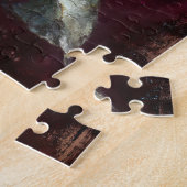 Lila Hintergrund der Rose Puzzle (Seite)