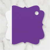 lila Hintergrund Geschenkanhänger (Rückseite)