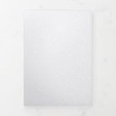 Lila Hintergrund Große Blütenmuster nahtlos Muster Dreifach Gefaltete Ankündigung (Cover)