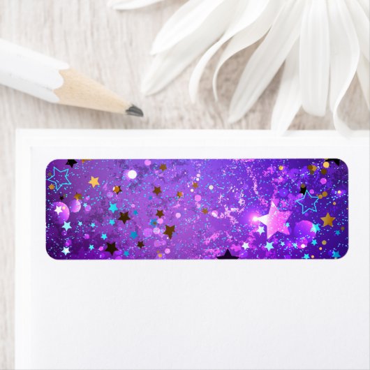 Lila Hintergrund mit Sternen (Insitu)