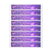 Lila Hintergrund mit Sternen (Bogen)