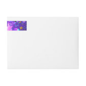 Lila Hintergrund mit Sternen (Vorderseite)