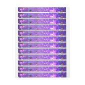 Lila Hintergrund mit Sternen (Bogen)