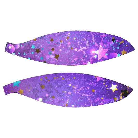 Lila Hintergrund mit Sternen Basketball (Panele)