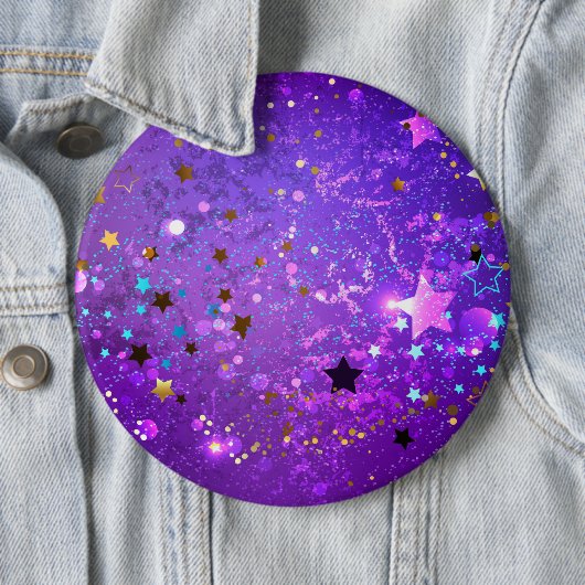 Lila Hintergrund mit Sternen Button (Beispiel)