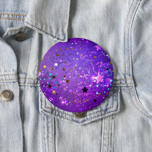 Lila Hintergrund mit Sternen Button (Beispiel)
