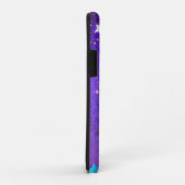 Lila Hintergrund mit Sternen Case-Mate iPhone Hülle (Hinten/Rechts)