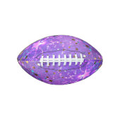 Lila Hintergrund mit Sternen Football (Vorderseite)