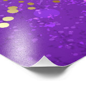 Lila Hintergrund mit Sternen Fotodruck (Ecke)