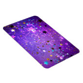 Lila Hintergrund mit Sternen Magnet (Rechte Seite)