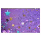 Lila Hintergrund mit Sternen Stoff (Fat Quarter (45,7 x 55,9 cm))