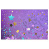 Lila Hintergrund mit Sternen Stoff (Fat Quarter (45,7 x 55,9 cm))