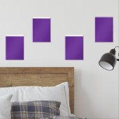 lila Hintergrund mit weißem Rand Bilderwand Sets (Schlafzimmer)